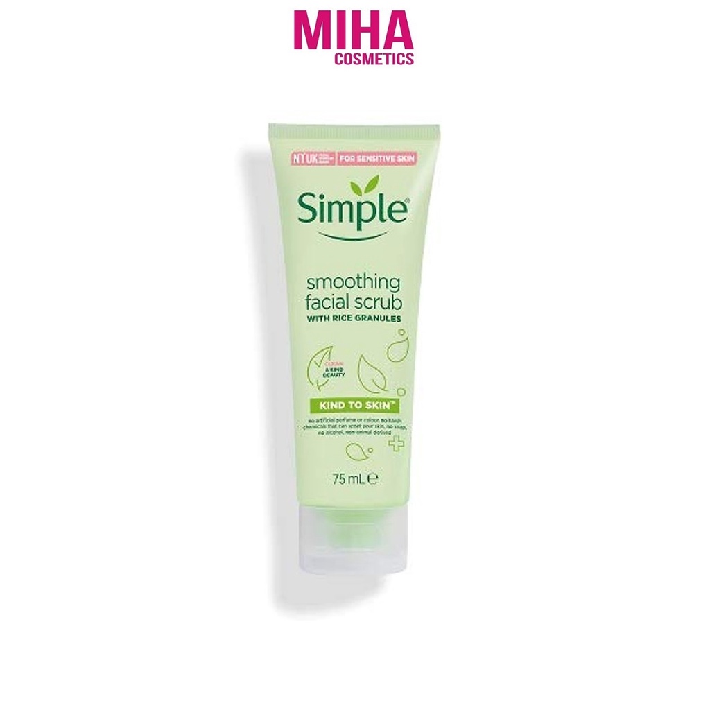 Tẩy Da Chết Da Mặt Simple Smoothing Facial Scrub 75ml