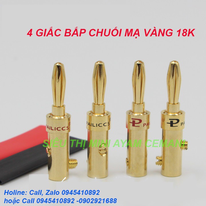 Jack loa bắp chuối Budweiser xịn 4 chiếc mạ vàng 18K