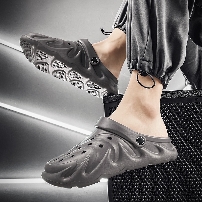 2023 Mới Dép Crocs Size Lớn Thời Trang Đi Biển Dành Cho Nam