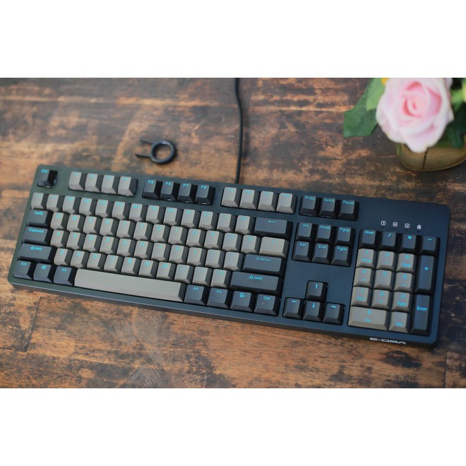 Bàn phím cơ Edra EK3104 Pro Outemu keycaps PBT Dye Dub Sky Dolch - Bộ phím cơ E-Dra EK3104 Pro Outemu Fuhlen