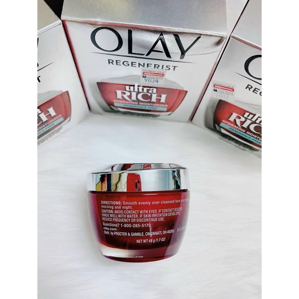 Kem Dưỡng Da Chống Lão Hóa Olay Regenerist Ultra Rich Micro-Sculpting Cream (48g)của Mỹ