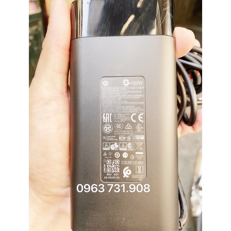 Sạc laptop Hp 150w 19.5v-7.7A oval chính hãng