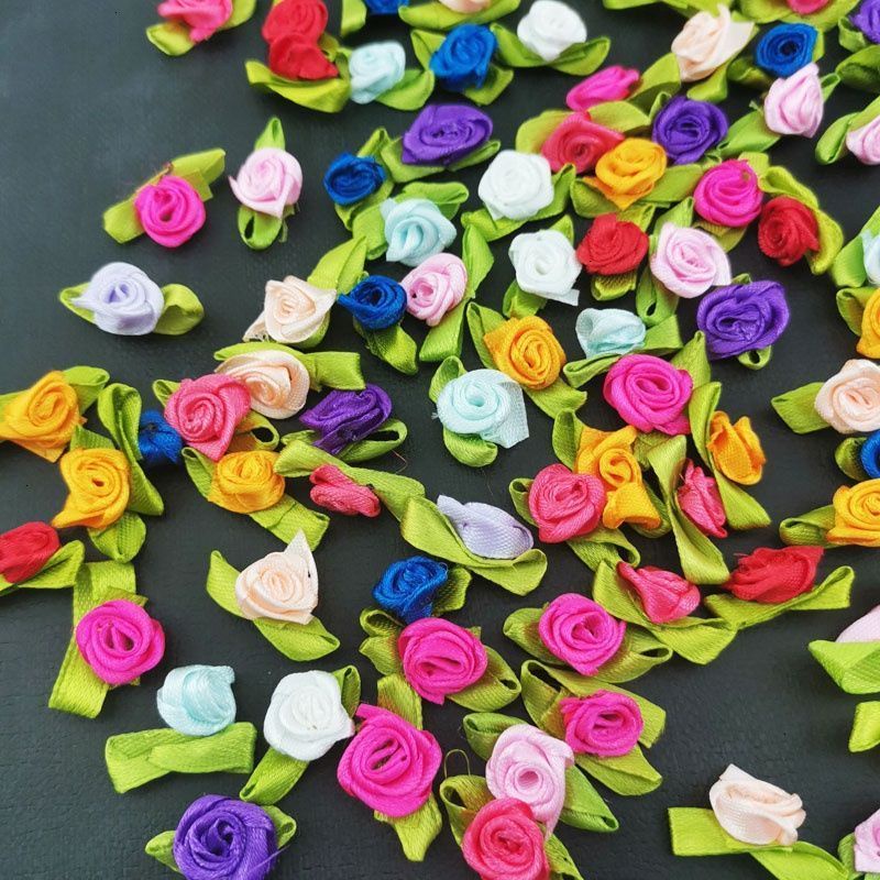 Set 100 Nơ Ruy Băng Nhỏ Dùng Để May Vá