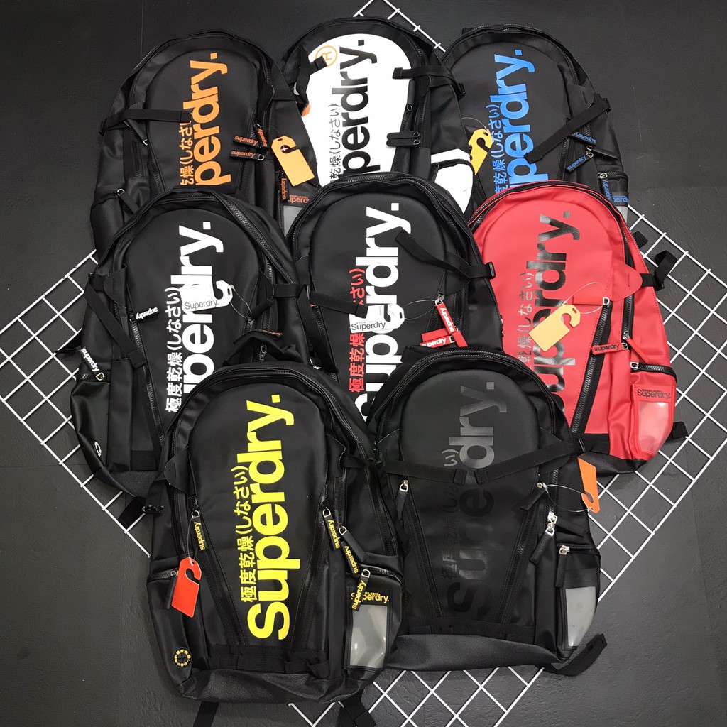 [Mã SKAMSALE8 giảm 10% đơn 200K] [BALO_NO.1] Balo nam chống thấm nước du lịch Superdry Mega Ripstop Tarp Backpack