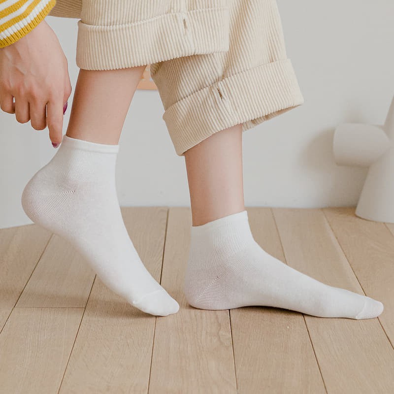 Tất vớ thấp cổ nữ màu trơn cực xinh
