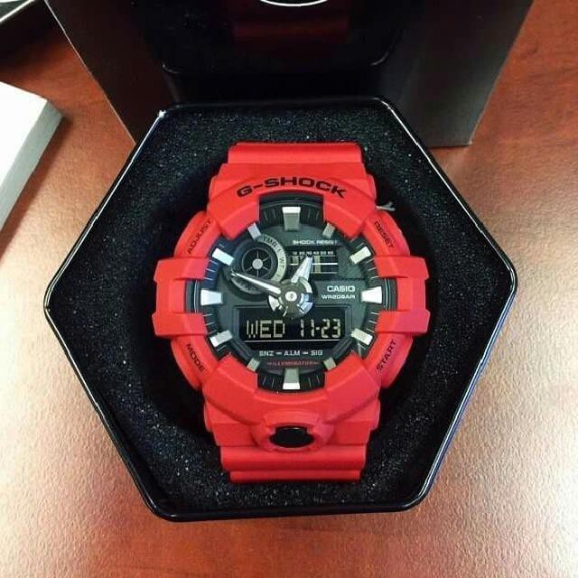 Đồng hồ nam dây nhựa G-SHOCK chính hãng Casio Anh Khuê GA-700-4ADR