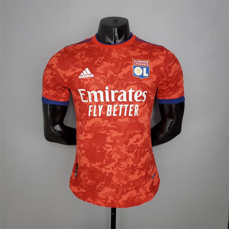 Áo Bóng Đá Jersey / Áo Sơ Mi Sân Khách Lyon 21 / 22