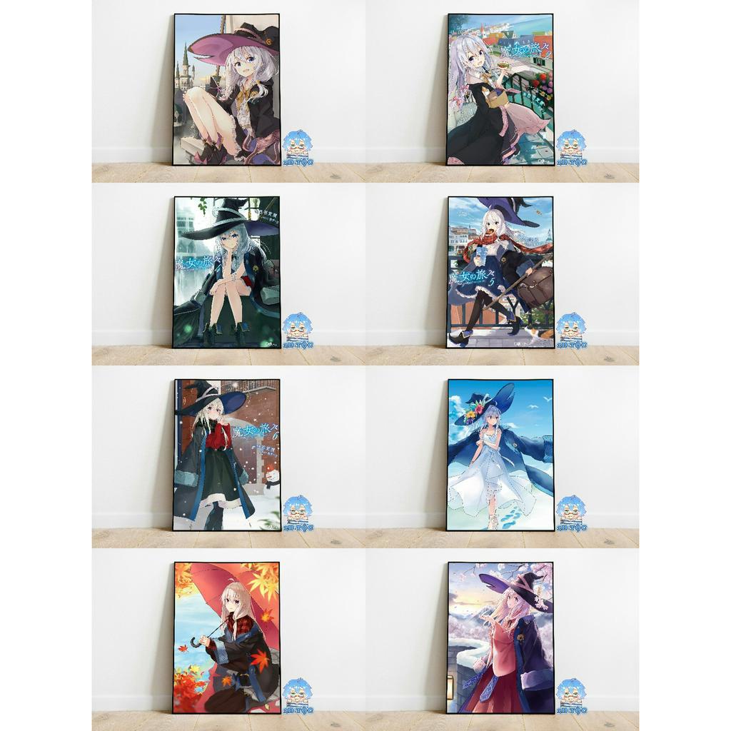 TRANH POSTER A3 Anime Manga Hành trình của Elaina Majo no Tabitabi (1) CHẤT LIỆU GIẤY CAO CẤP - 2D Tộc Shop