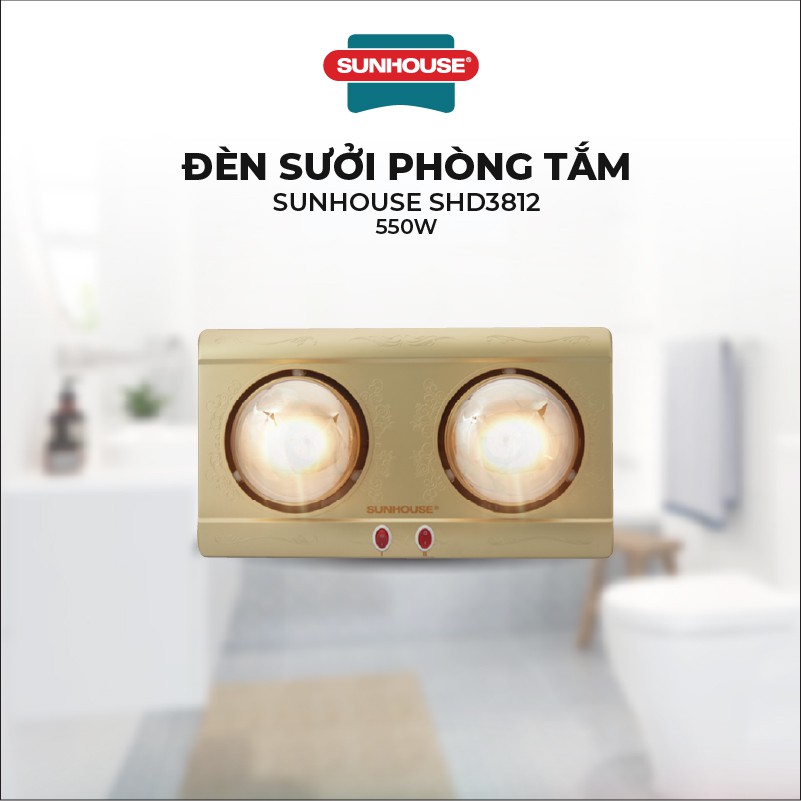 Đèn sưởi phòng tắm SUNHOUSE SHD3812