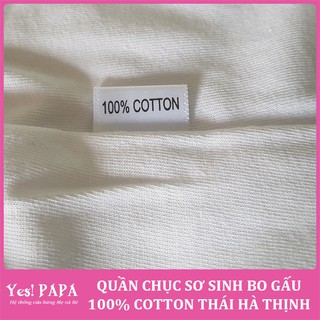 Quần dài sơ sinh màu trắng Thái Hà Thịnh