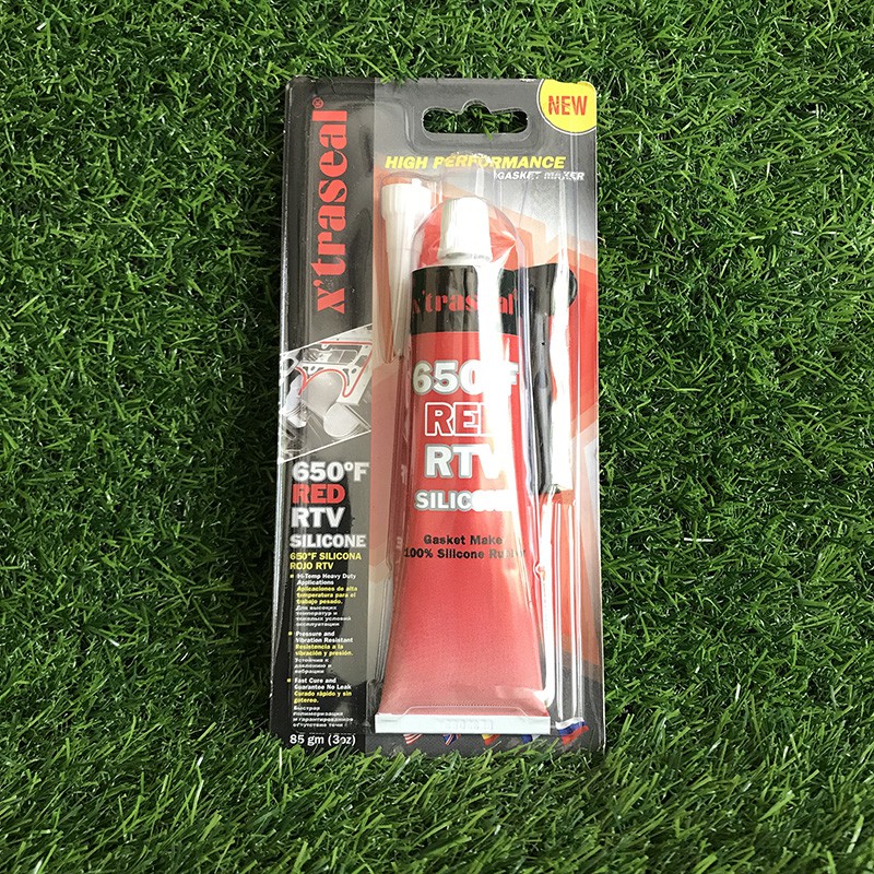 Keo silicone chịu nhiệt, keo tạo gioăng, keo thế ron màu đỏ X'traseal 650F Red RTV Silicone