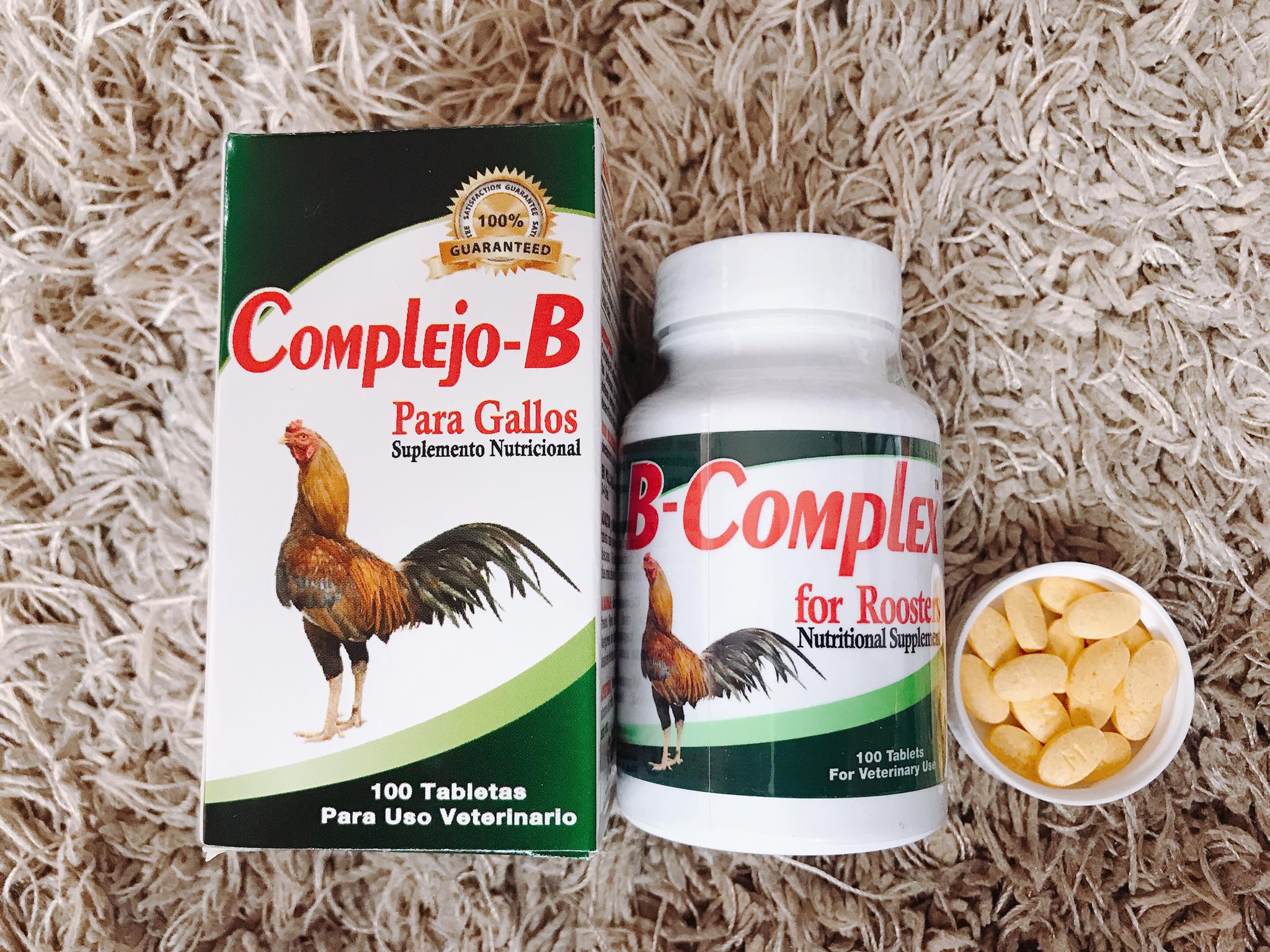 B - complex nở khung xương, nở cơ cho gà đá 1 HỘP 100 VIÊN