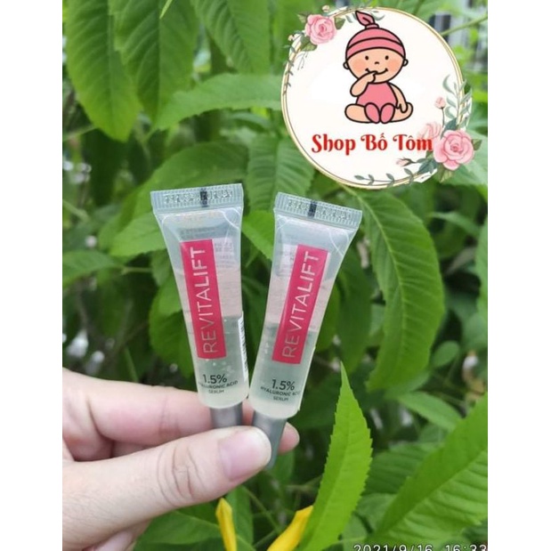 Serum siêu cấp ẩm sáng da Loreal (L'Oreal) Paris pure Hyaluronic Acid 1.5% 7.5ml