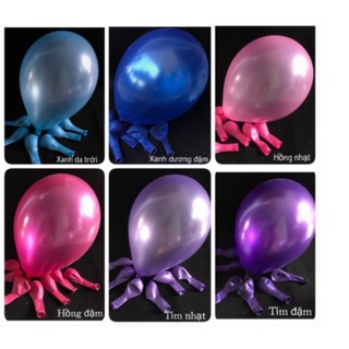 Set 100 bóng nhũ size 26cm loại đẹp