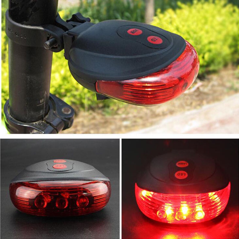 Đèn led cảnh báo gắn đuôi xe đạp chống thấm nước
