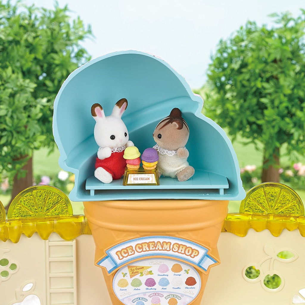 Sylvanian Families Tiệm Kem Trên Bãi Biển Seaside Ice Cream Shop Set