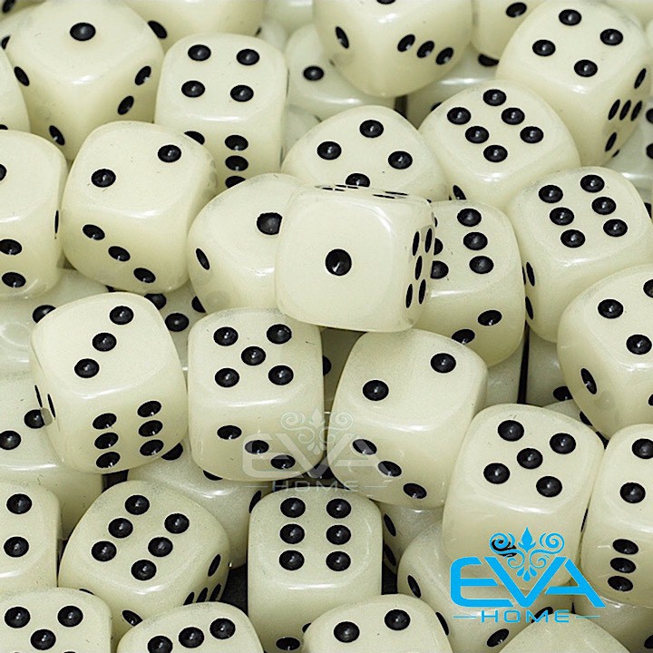 Bộ 5 Viên Xí Ngầu Dạ Quang Cho Beer Club 14 mm