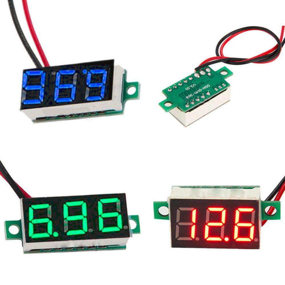 Vôn Kế Điện Tử 2 Dây 3 Chữ Số DC0-30V