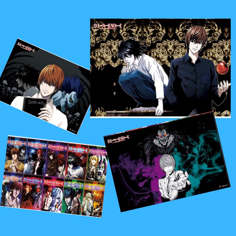 Set 8 tấm poster Death Note size to bự tranh áp phích A3 siêu chất
