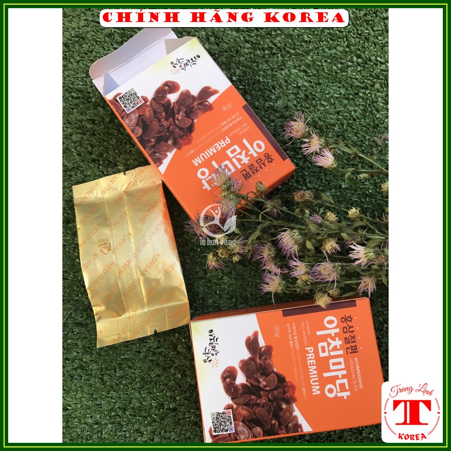 Hồng sâm thái lát tẩm mật ong Achimmadang, hộp 200gr - Sâm tẩm mật ong hàn quốc chính hãng, tranglinh