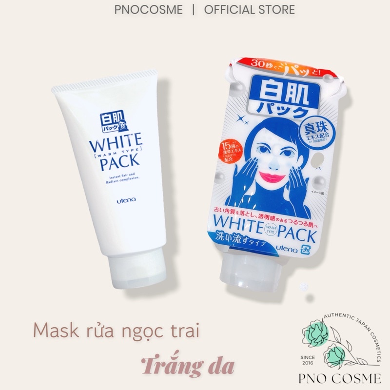 Mặt nạ ủ trắng da Utena White Pack