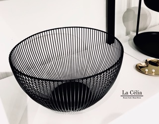 Rổ đựng trái cây màu đen