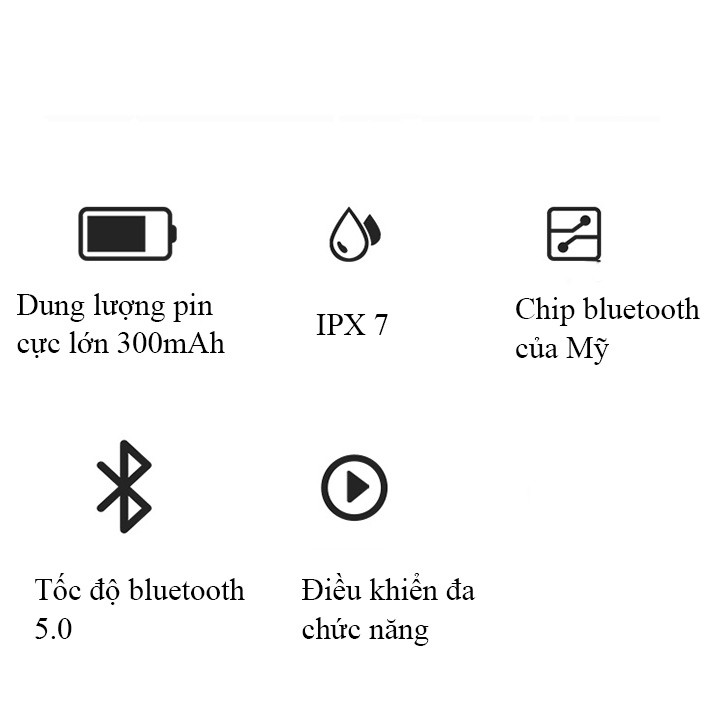 Tai nghe bluetooth không dây nhét tai X8 chính hãng, tai phone bluetooth pin khủng nghe nhac cực êm dành cho nam và nữ