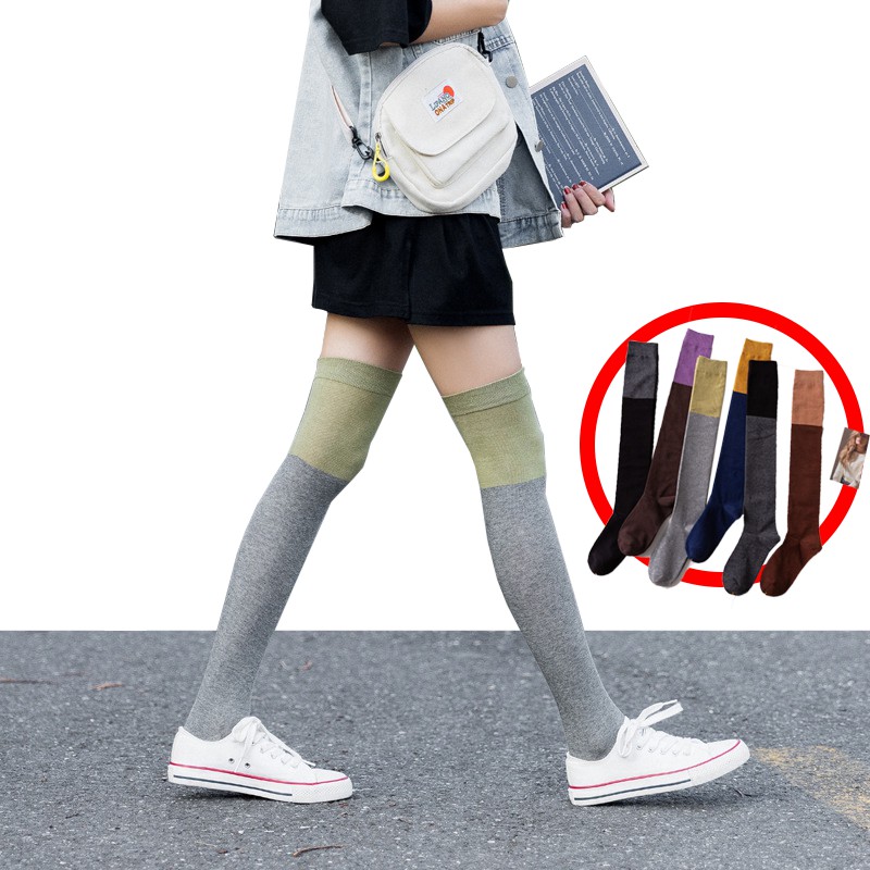 Vớ tất đùi nữ sinh qua gối hot trend cao cấp M22