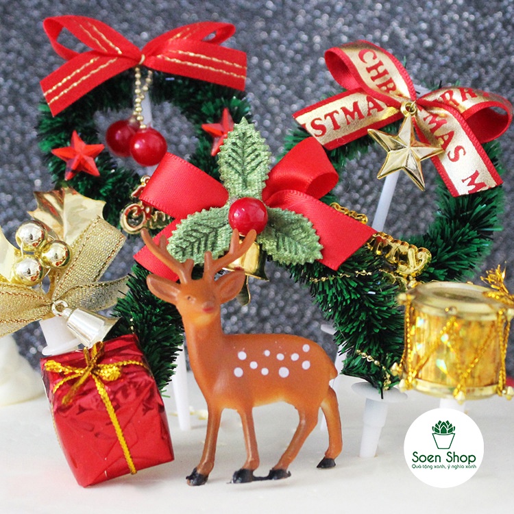 |FREESHIP| Phụ kiện VÒNG NGUYỆT QUẾ trang trí Noel, Giáng sinh- Phụ kiện trang trí, mô hình tiểu cảnh