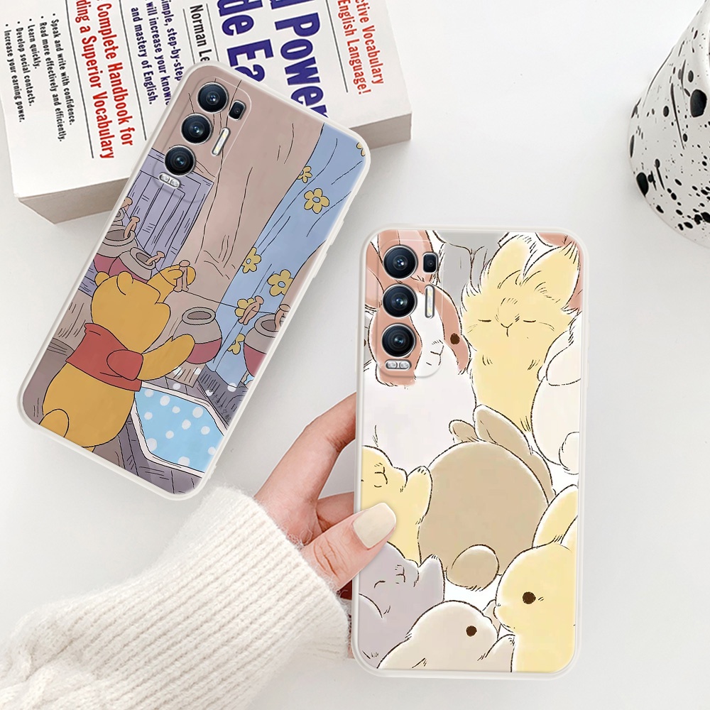 Ốp Điện Thoại Dẻo Họa Tiết Winnie the Pooh Cho OPPO Reno 2Z 2F 4 6 5 Pro Plus 5K 6Z Realme C2 GT NEO Narzo 50A 50i XT X2