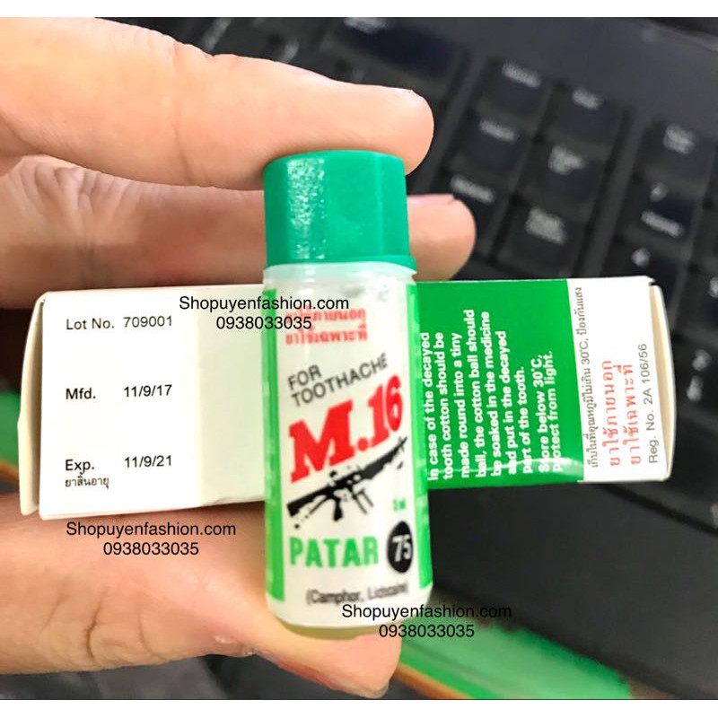 KEM PATAR GIẢM ĐAU RĂNG HIỆU QUẢ NHẬP KHẨU THÁI LAN