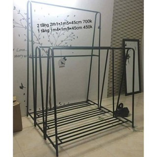 Kệ Chữ A 1 Tầng TREO QUẦN ÁO SHOP 45x145x150