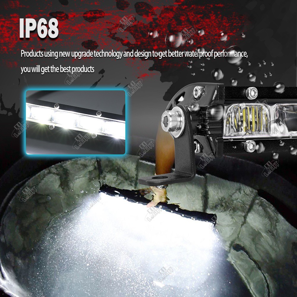 UNI-SHINE Đèn LED 12D 60W 120W 180W 8&quot; 14&quot; 20 bóng làm việc 12V 24V cho xe tải địa hình 4X4 ATV SUV 8 inch 14 inch 20 inch