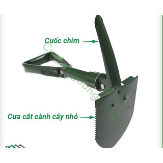 Xẻng gấp đa năng lớn