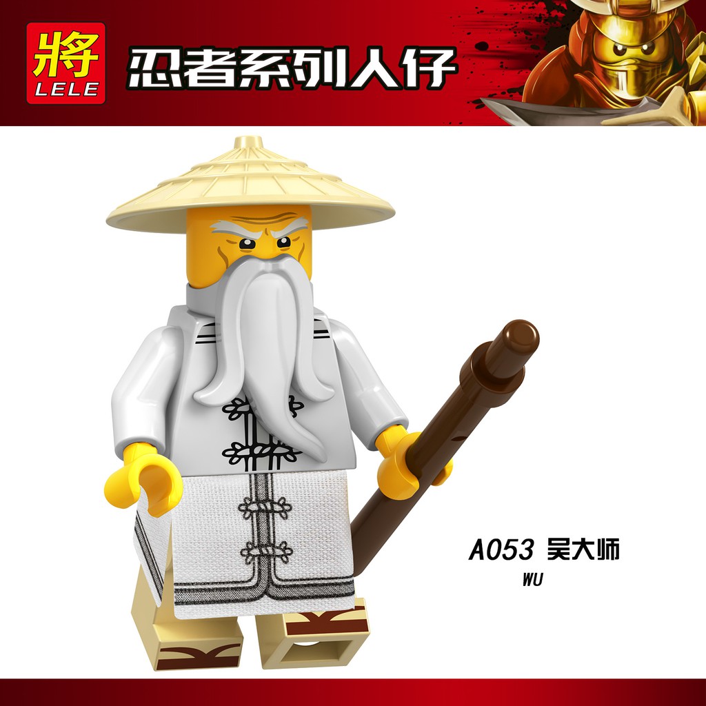 Minifigures Ninjago Các Mẫu Nhân Vật Sự Phụ Garmadon Shark Army Jelly A049 A050