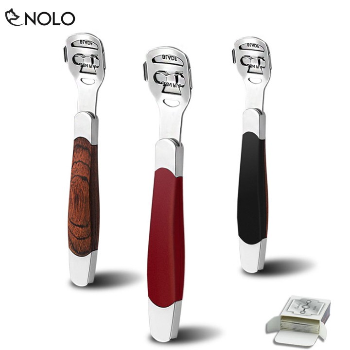 Bộ dụng cụ chà gót chân tẩy da chết bằng thép không gỉ