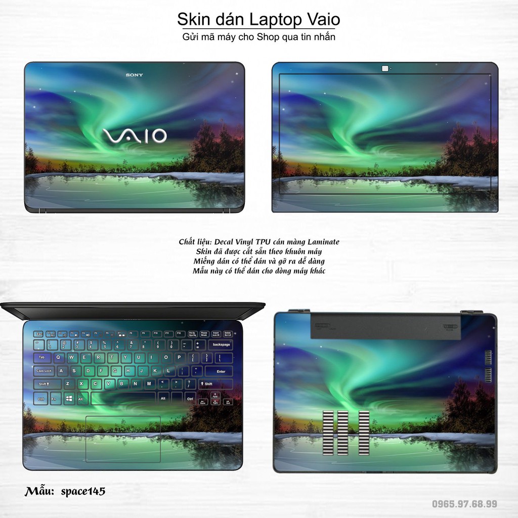 Skin dán Laptop Sony Vaio in hình không gian _nhiều mẫu 25 (inbox mã máy cho Shop)