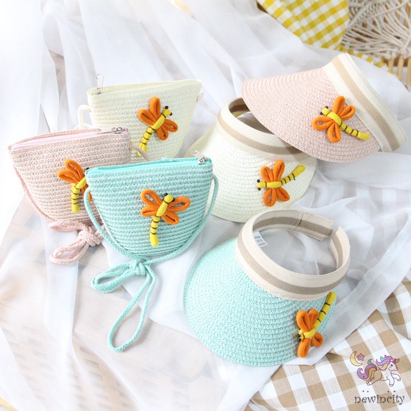 ✿ Korean Summer Girls Hat Summer Children Sunscreen Hat