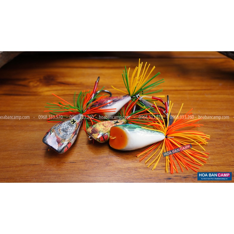 Mồi Nhái Nhảy COBRA – Rắn Hổ Mang