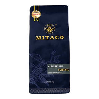 Cà phê pha máy nguyên chất Espresso MITACO COFFEE Gói 1kg