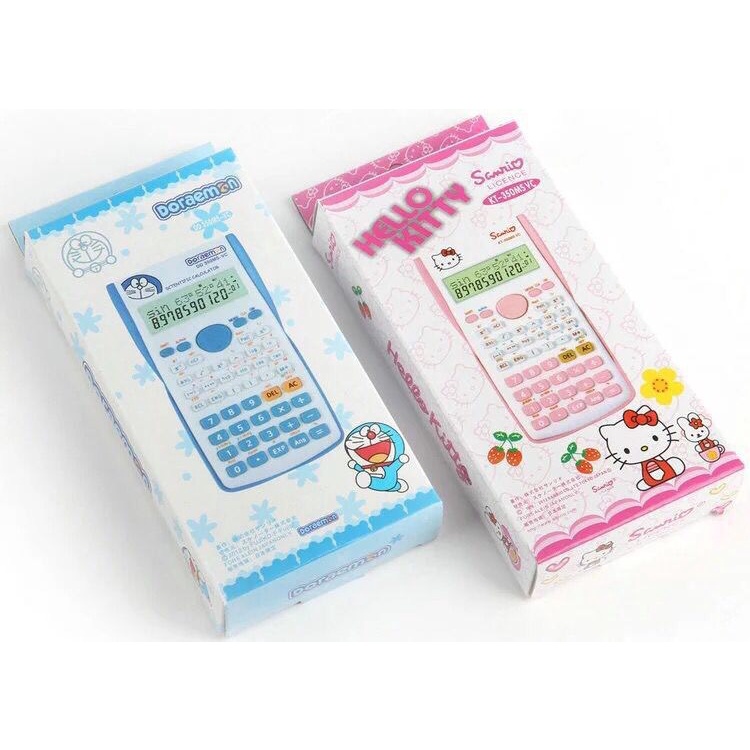 Máy tính học sinh hình hello kitty và Doraemon
