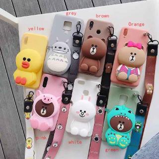 Ốp TPU mềm có ví tiền xu tiện lợi cho Samsung Galaxy A10 A20 A30 A40 A50 A60 A70 M10 M40 M20 A50S A30S