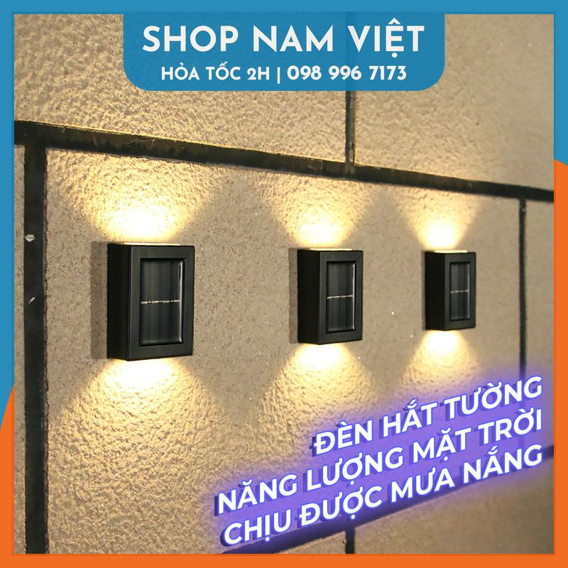 Đèn Led Hắt Tường Spotlight Năng Lượng Mặt Trời, Chịu Mọi Thời Tiết