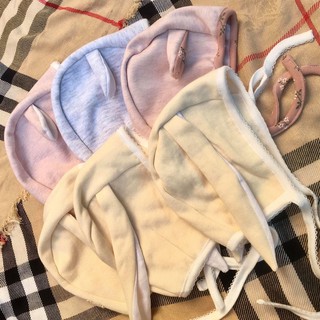 Handmade-Mũ bonnet có tai cho bé