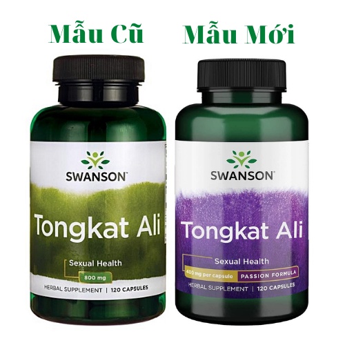 Viên uống tăng cường sinh lý Swanson Tongkat Ali 400mg 120 viên