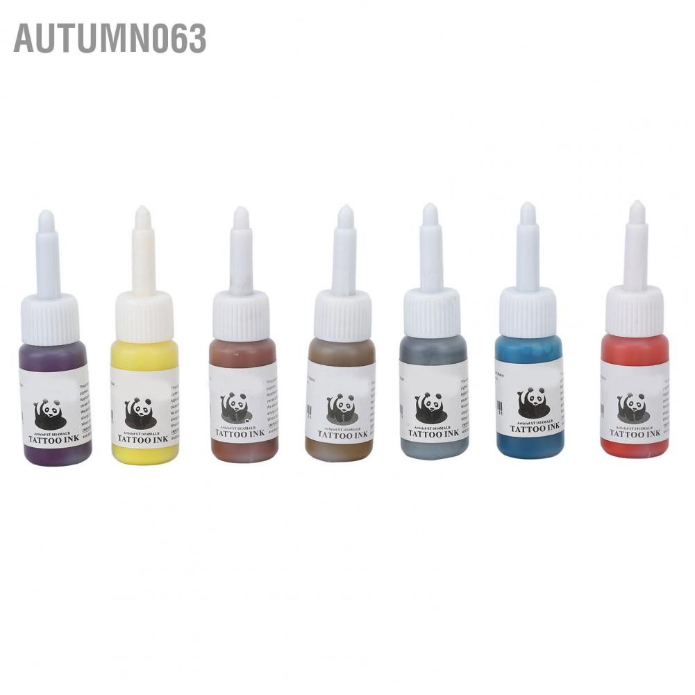 Mực Xăm Hình Đẹp 100ml Bộ mực xăm chuyên nghiệp 20 màu Thành phần an toàn có tuổi thọ lâu dài sắc tố hình đích thực Autumn063