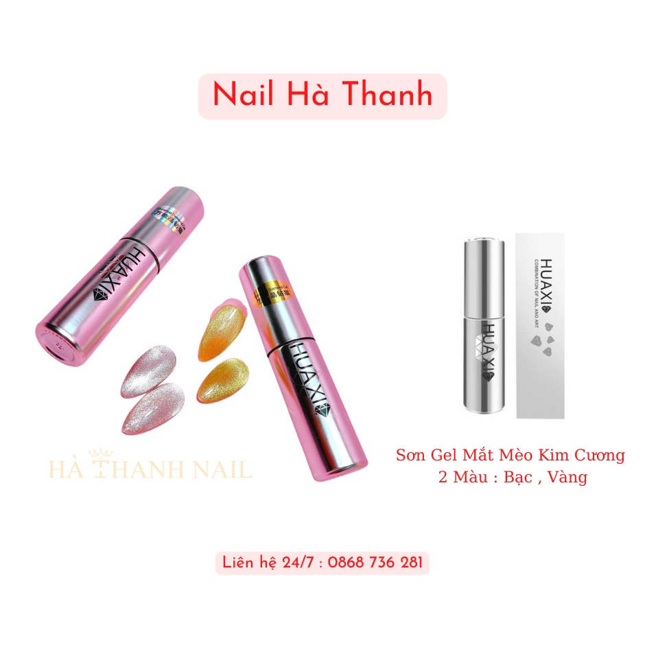 Top Mắt Mèo Kim Cương Huaxi 9D , Sơn Gel Mắt Mèo Kim Cương Huaxi