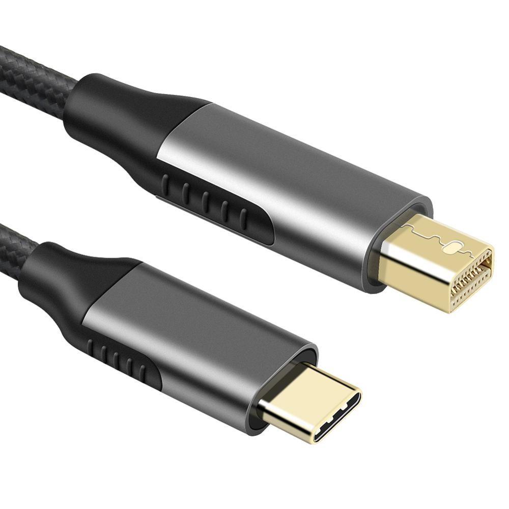 BTLIMER Cáp ChuyểN ĐổI MáY ChiếU LoạI C Sang Mini DP 1.4