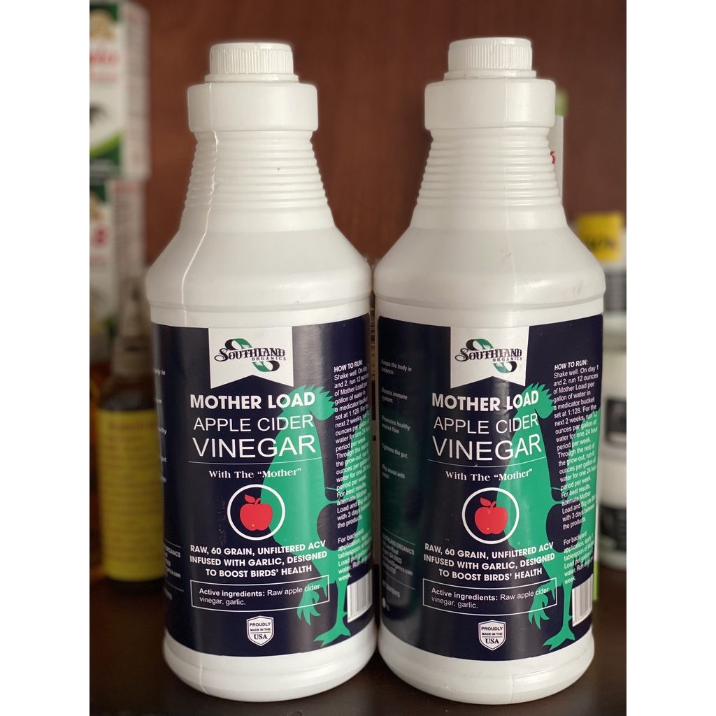 Men táo MOTHER LOAD lợi khuẩn đường ruột cho các dong gà ,1000ml, hàng nhập khẩu chính hãng mỹ