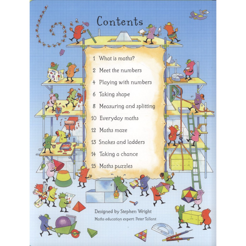 Sách Usborne - tương tác lật mở See inside Maths